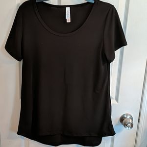 Lularoe classic tee solid black small